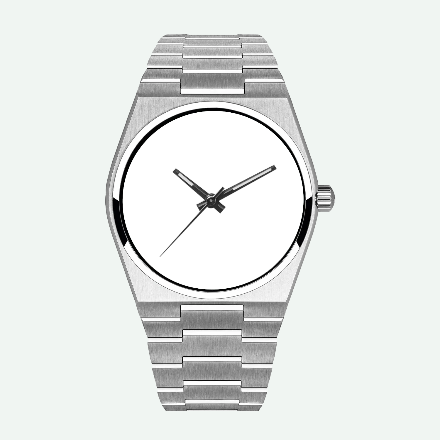 AUDE handmade custom watch inspired by the Tissot PRX design